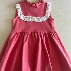 Eyelet Ruffle Ponte Dress Size 3
